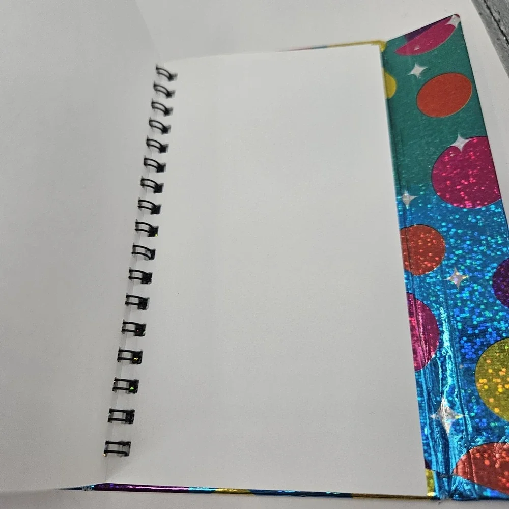 VTG Lisa Frank Roxy And Rollie Trifold Flip Out Planner 4 X 6 Holo Incomplete